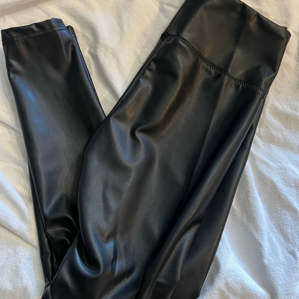 Black Leather Pants